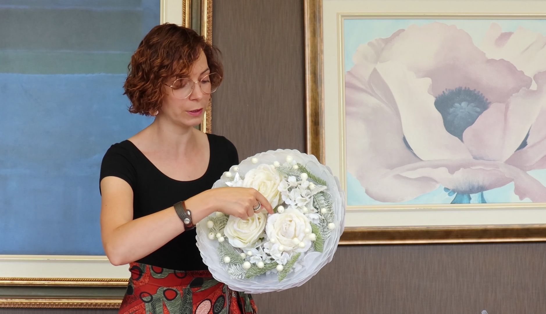 How to Make a Silk Paper Bouquet Collar – Demonstration… - Fleurexpert