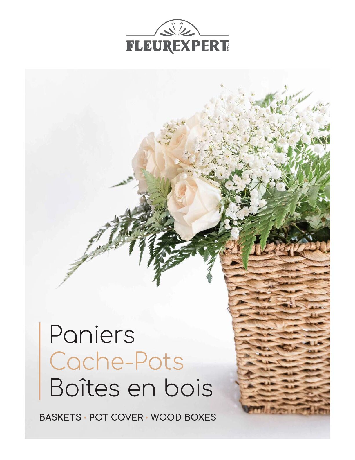 2024 - Catalogue : Paniers ∙ Cache-Pots ∙ Boîtes en bois