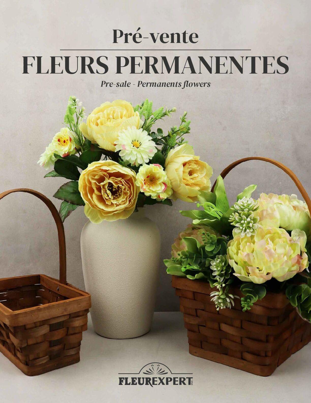 2025 – Prévente – Fleurs permanentes